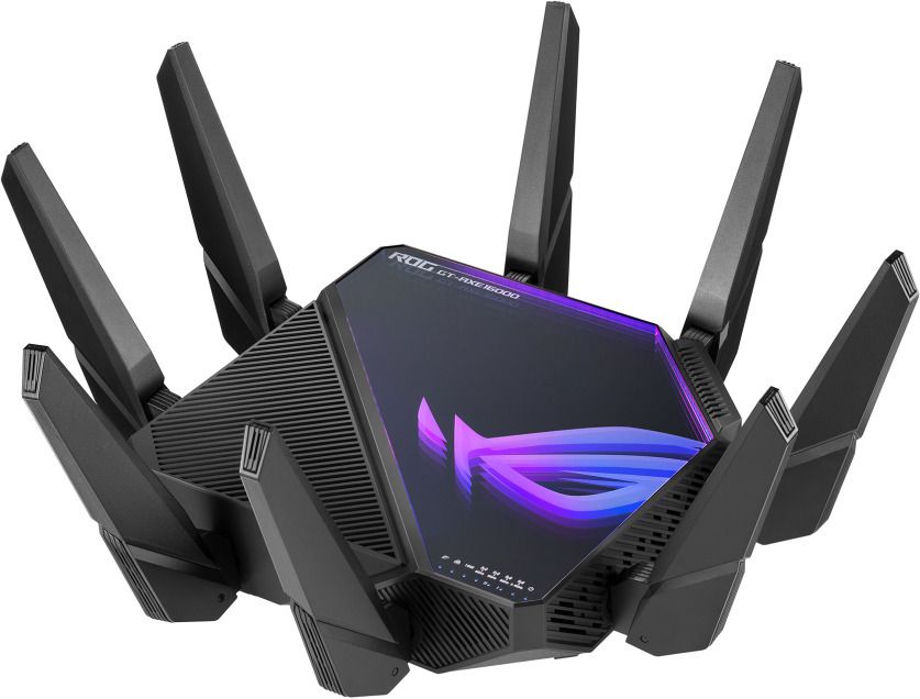 ASUS GT-AXE16000 ROG Rapture Wifi 6 802.11ax Quad-band Gigabit Gaming Router
